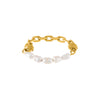  Pearl Chain Ring - Adina Eden's Jewels