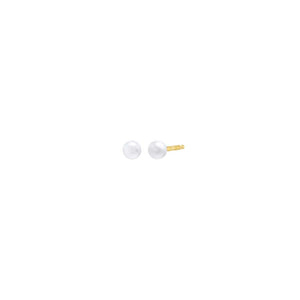 Pearl White / Pair Pearl Stud Earring - Adina Eden's Jewels