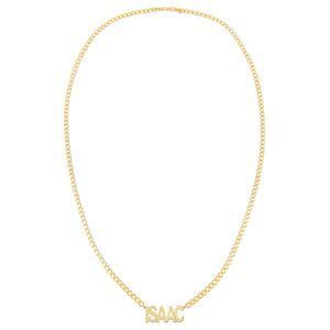  Men's Nameplate Necklace - Adina Eden's Jewels