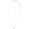  CZ Pink Illusion Baguette Necklace - Adina Eden's Jewels