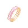 Sapphire Pink / 5 Sapphire Pink Eternity Band - Adina Eden's Jewels