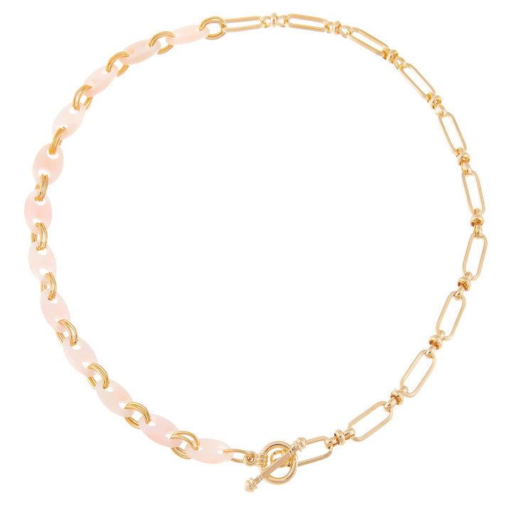  Mariner X Oval Link Toggle Necklace - Adina Eden's Jewels