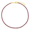 Lilac Pastel Colored Thin Tennis Anklet - Adina Eden's Jewels