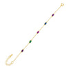 Multi-Color CZ Multi Color Oval Bracelet - Adina Eden's Jewels
