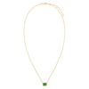  Dainty Emerald Pavé Necklace - Adina Eden's Jewels