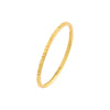 14K Gold / 3 Thin Hammered Ring 14K - Adina Eden's Jewels