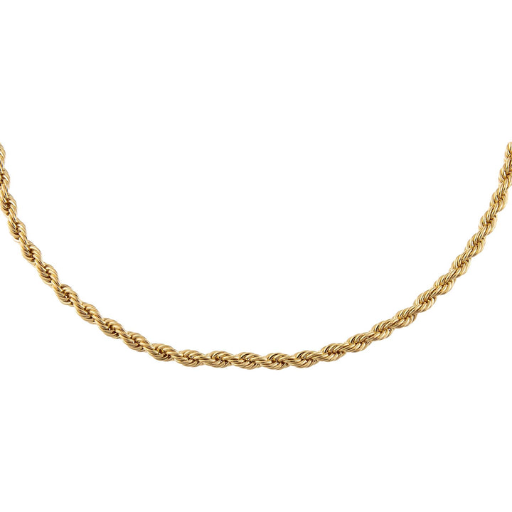 Gold / 24" Rope Chain Necklace - Adina Eden's Jewels