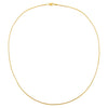 14K Gold / 16" Thin Rope Chain Necklace 14K - Adina Eden's Jewels