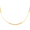 14K Gold Rope x Paperclip Chain Necklace 14K - Adina Eden's Jewels