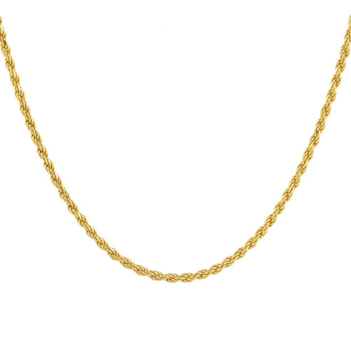 Gold Men's Rope Chain Necklace - Adina Eden's Jewels