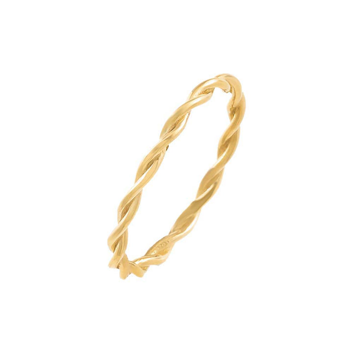 14K Gold / 3 Twisted Ring 14K - Adina Eden's Jewels