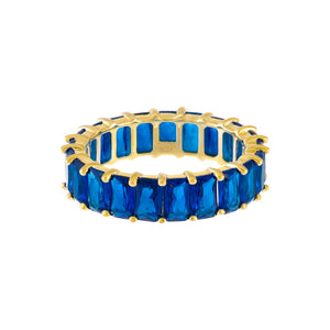  Colored Baguette Ring - Adina Eden's Jewels