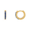  CZ Colored Huggie Earring - Adina Eden's Jewels