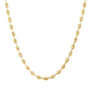 Gold / 4MM Mariner Chain Necklace - Adina Eden's Jewels