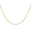 Gold Two Tone Ball Chain Necklace - Adina Eden's Jewels