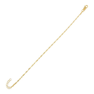 Gold Singapore Bracelet - Adina Eden's Jewels