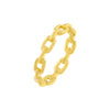 Gold / 7 Chain Link Ring - Adina Eden's Jewels