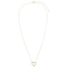  Classic Diamond Heart Necklace 14K - Adina Eden's Jewels