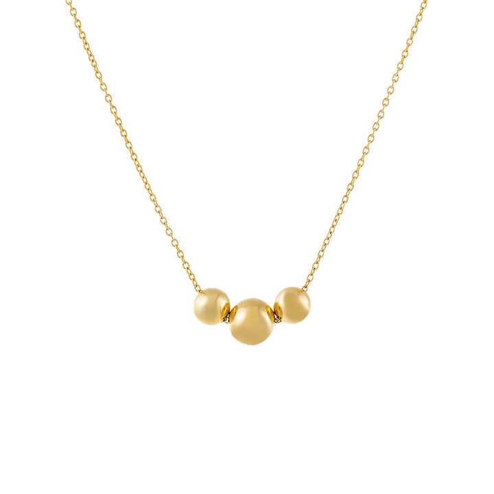 14K Gold / 10MM Sphere Necklace 14K - Adina Eden's Jewels