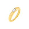Gold / 7 CZ Hollow Dome Ring - Adina Eden's Jewels