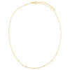  Rounded Bar Chain Necklace - Adina Eden's Jewels