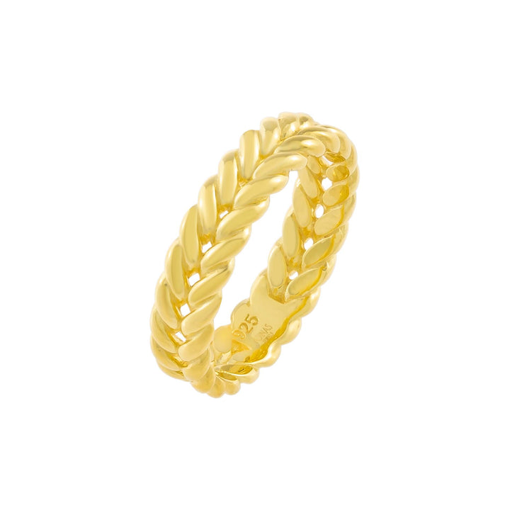 Gold / 6 Braided Ring - Adina Eden's Jewels