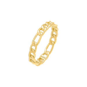 Gold / 5 Thin Figaro Ring - Adina Eden's Jewels