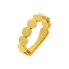 Gold / 6 Multi Disk Ring - Adina Eden's Jewels