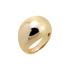 Gold / 7 Solid Dome Chunky Ring - Adina Eden's Jewels