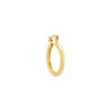 Gold / 18MM / Single Thin Solid Tube Huggie Earring - Adina Eden's Jewels