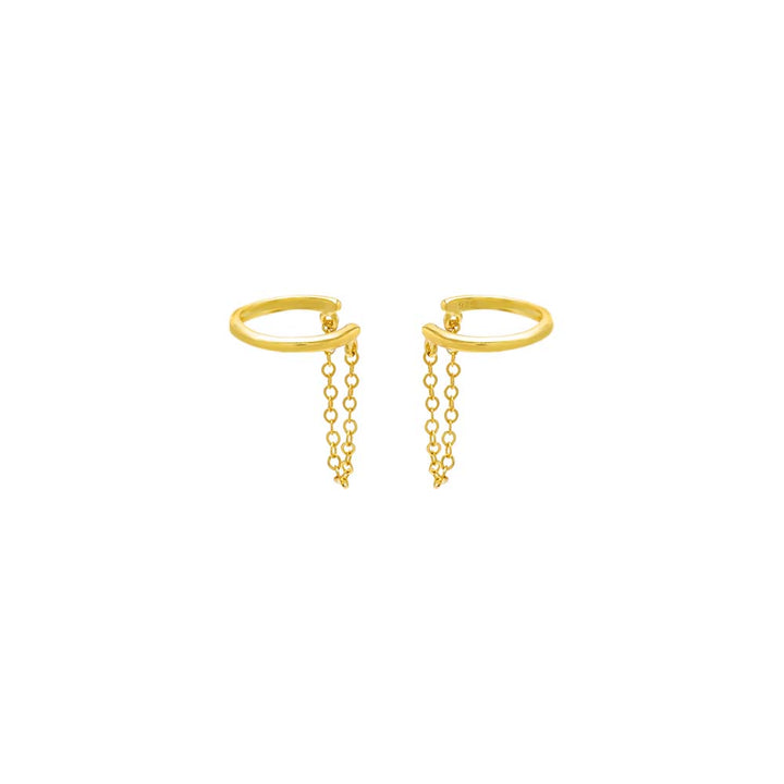  Solid Chain Ear Cuff - Adina Eden's Jewels