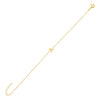 Gold / A Solid Uppercase Initial Bracelet - Adina Eden's Jewels