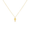 Gold Key Pendant Necklace - Adina Eden's Jewels
