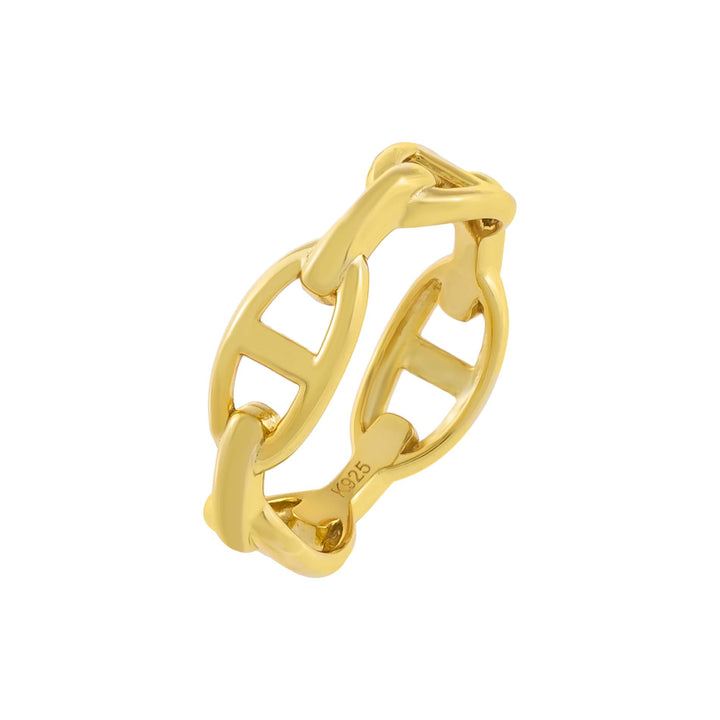 Gold / 6 Mariner Link Ring - Adina Eden's Jewels