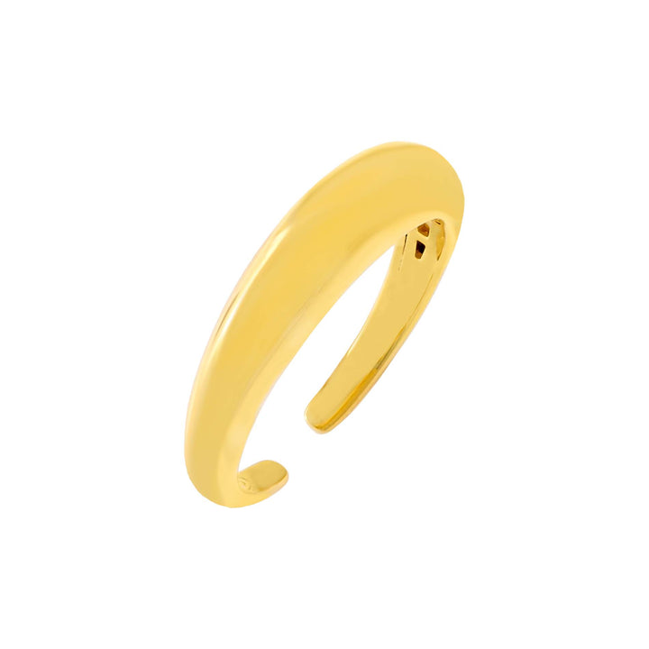 Gold Thin Dome Adjustable Ring - Adina Eden's Jewels