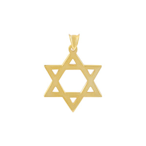 Gold Men's Star of David Charm - Adina Eden's Jewels