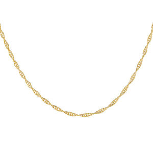 Gold Singapore Chain Necklace - Adina Eden's Jewels