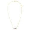  CZ Multi Color Baguette Necklace - Adina Eden's Jewels