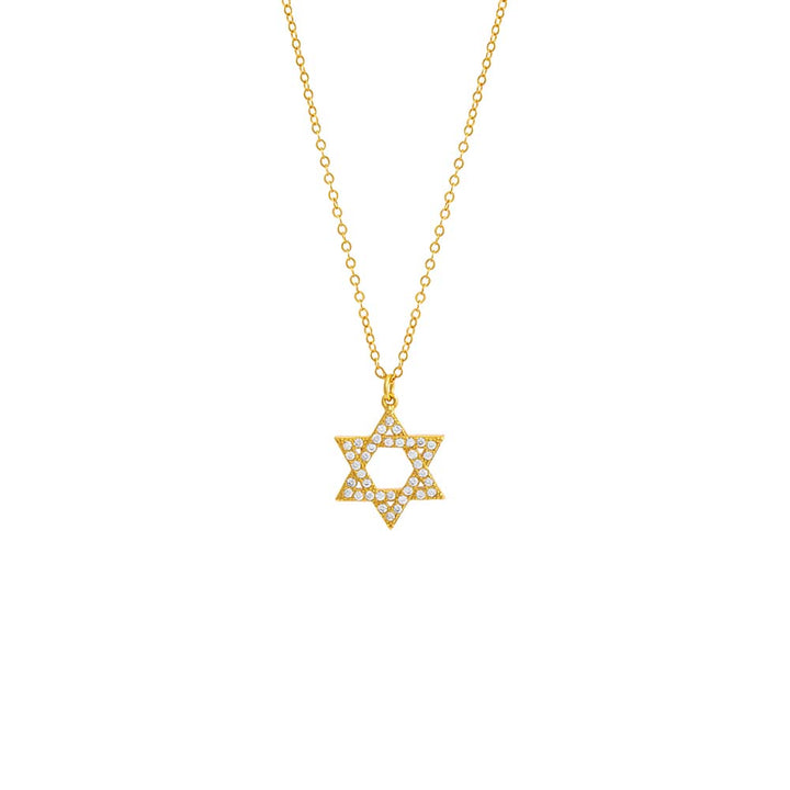 Gabriel & Co. 14K Yellow Gold Diamond Pavé Pendant Necklace | Toner  Jewelers | Overland Park, KS
