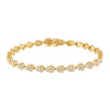 14K Gold Pavé Teardrop Diamond Bracelet 14K - Adina Eden's Jewels