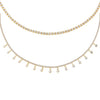 Gold Tennis Lover Necklace Combo Set - Adina Eden's Jewels