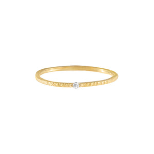  Thin CZ Stone Ring - Adina Eden's Jewels
