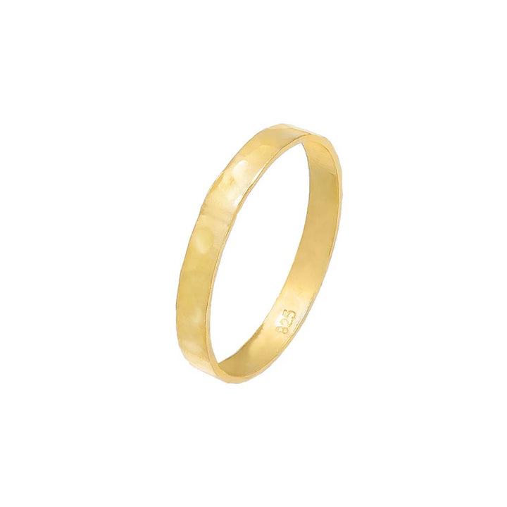 Gold / 5 Wide Solid Eternity Ring - Adina Eden's Jewels
