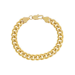 Gold Chunky Cuban Link Bracelet - Adina Eden's Jewels