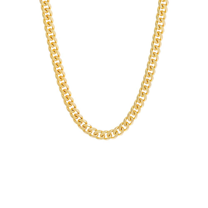 Gold / 16IN Chunky Cuban Link Necklace - Adina Eden's Jewels