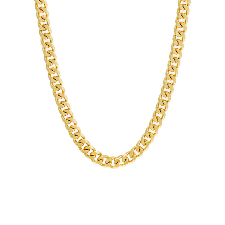 Gold / 20IN Men's Chunky Cuban Link Necklace - Adina Eden's Jewels