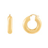 14K Gold / 25MM Tire Hoop Earring 14K - Adina Eden's Jewels