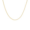 14K Gold / 16" Flat Wheat Chain Necklace 14K - Adina Eden's Jewels