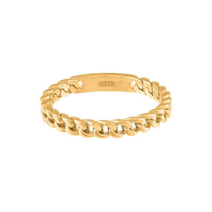 Solid Curb Link Ring - Adina Eden's Jewels