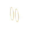Gold / 50MM Thin Endless Hoop Earring - Adina Eden's Jewels